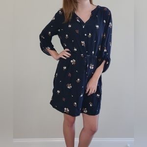 Loft Tie Front Dress